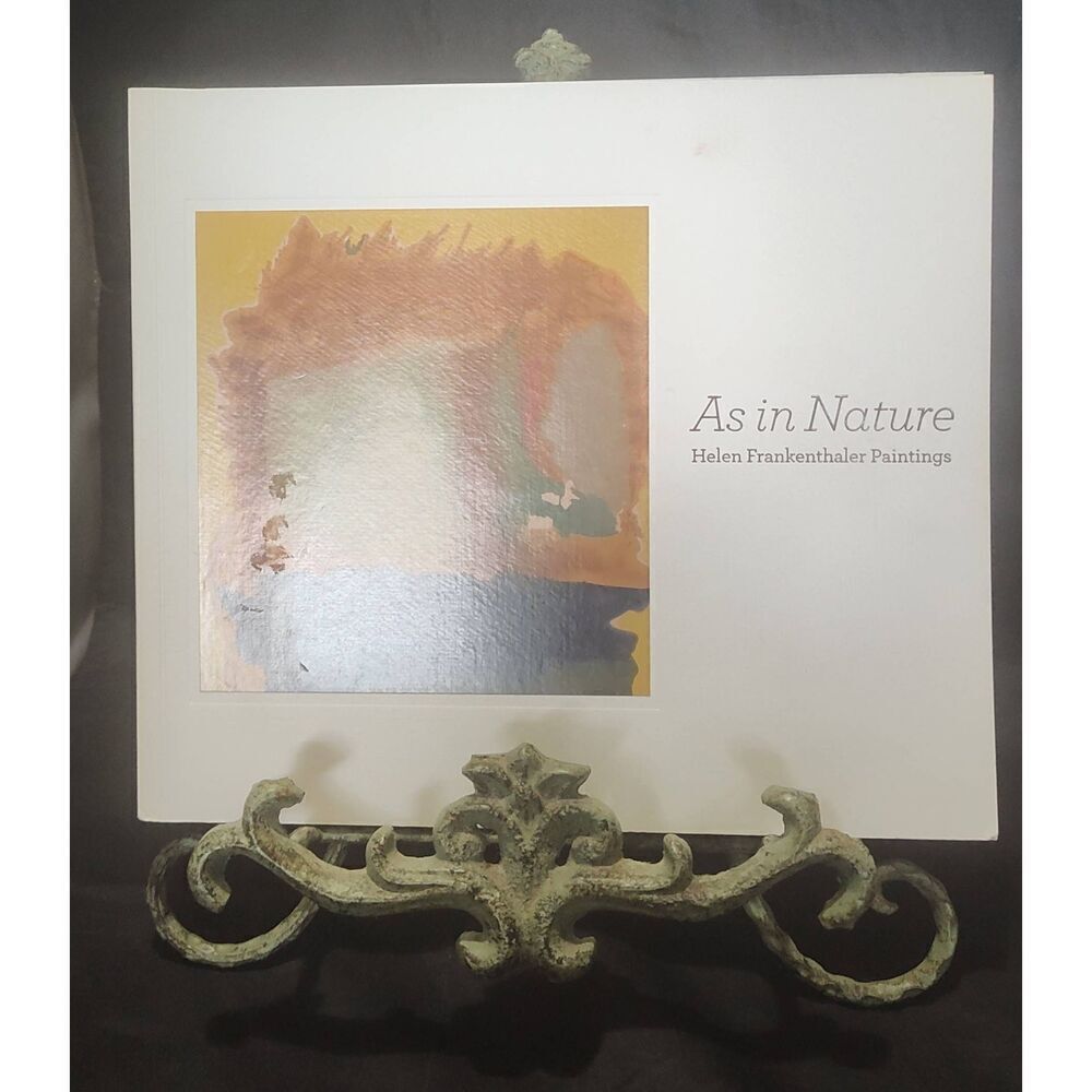 As in Nature Helen Frankenthaler Paintings paperback in conjunction w the Clark